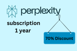 Perplexity AI 1-Year Subscription – AI-powered search assistant with unlimited queries, cited sources, and ad-free experience.